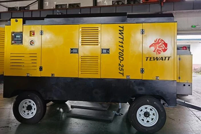 Trailer Mounted Electric Air Compressor factory